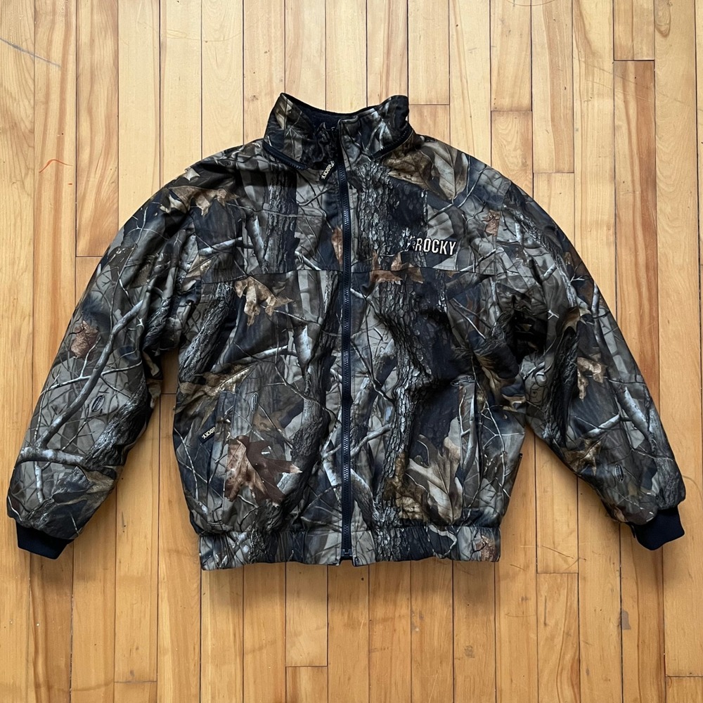 Rocky ProHunter Camouflage Jacket Full Zip Insulated Outerwear Men Size Medium